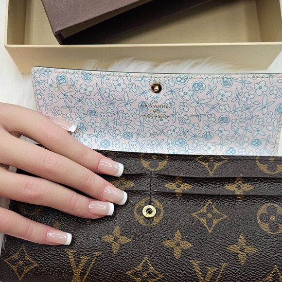 Louis Vuitton Monogram Fleuri Sarah Wallet - Picture 7 of 17